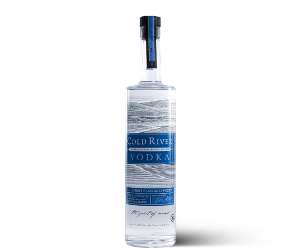 Handcrafted Blueberry Flavored Vodka Cold - River